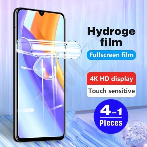 1-4Pcs hydrogel film for Honor 9x lite 9C 9N 9i play 9A 5 5T Youth 4 4T pro X10 Max 3 3E phone screen protector film Not Glass