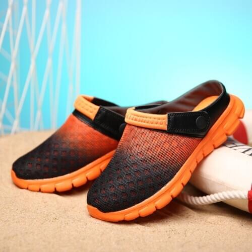 2020 Men Women Summer Beach Shoes Mesh Breathable Quick Drying Sandal Colorful Couples Beach Slippers Men Sneakers Aqua Shoes