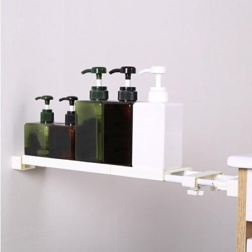 New Adjustable Closet Organizer Storage Shelf Wall Mounted DIY Wardrobe Space Saving Cabinet Storage Rack Bathroom Organizer