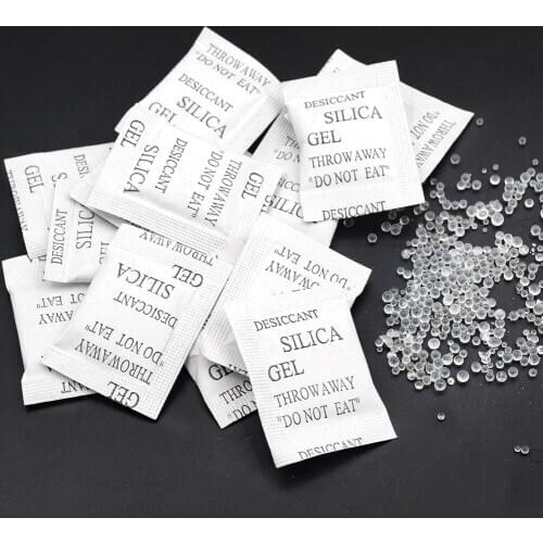 50/100/200 Packs Non-Toxic Silica Gel Desiccant Damp For Dehumidifier Accessories Absorber Bags Kitchen Room Living Moisture