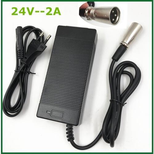 24V 2A electric scooter ebike charger loader charger golf cart wheelchair charger lead acid battery charger