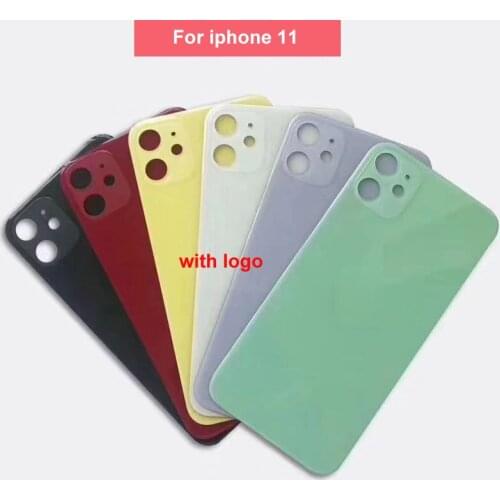 100% Super Quality Big Hole Back Rear Glass Replacement Battery Cover For iPhone 11Pro 11 Pro Max Housing Door Replacement