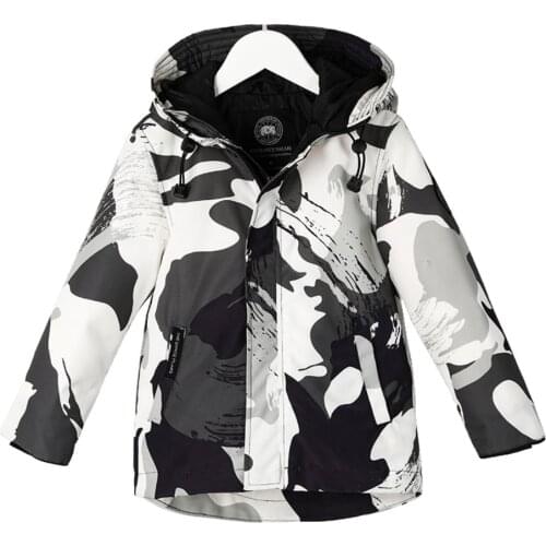 2021 Autumn Winter Children Down Jackets For Baby Girls Warm Kids Down Coats For Boy 2-14 Years Outerwear Kids Cotton Clothes