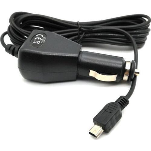 50pcs 3.5m Universal 5V 1A Mini USB Charger Adapter Car Battery Charger Power Converter for Navigation GPS