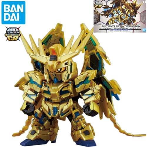 Bandai SD BB GUNDAM CROSS SILHOUETTE UNICORN GUNDAM RX-03 PHENEX Mobile Suit Assemble Model Kits Action Figures Childrens gift