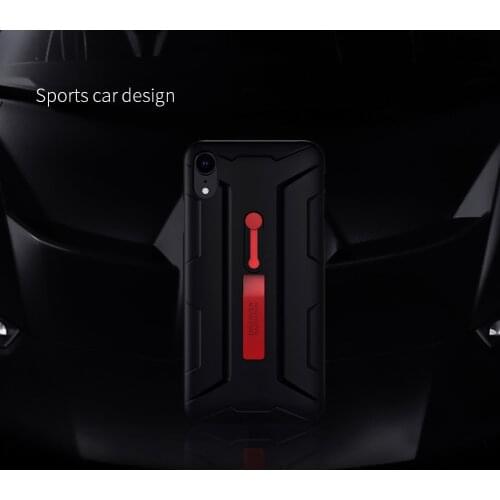 For Apple iPhone XR iPhoneXR Cases Luxury Case SmartPhone Shell Camera Protector Anti-Fall Cover With Finger Loop Non-Slip Grip