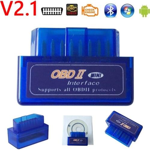 Diagnostic Scanner Tool Interface Adapter OBDII Code Reader for Windows Android Bluetooth Car Universal Check Engine