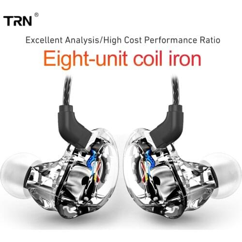 TRN V10 2DD+2BA Hybrid In Ear Earphone HIFI DJ Monitor Running Sport Earphone Earplug Headset V20 V80 V30 AS10 N1 T2 VX V90 BA8
