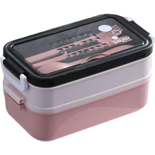 Stainless Steel Insulated Lunch Box Student School Multi layer Lunch Boxes K9FA