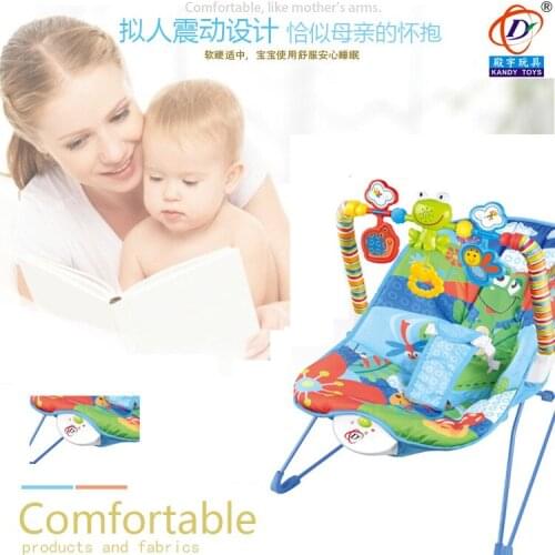 0-3years Baby Rocking Chair Multifunctional Musical Vibrating Bed for Baby, Lightweight Children Chair, Coax Recline Comforable