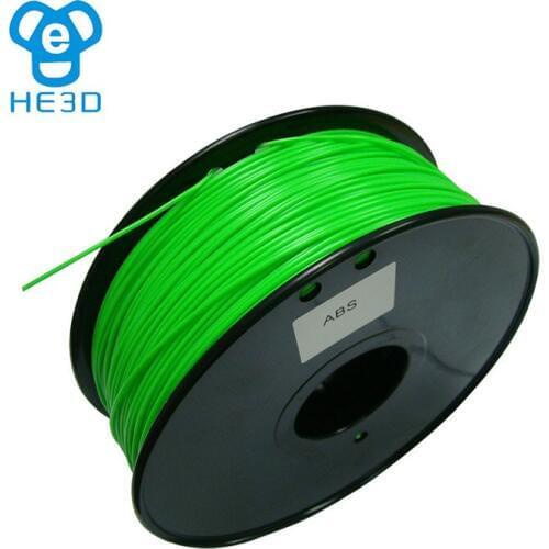 HE3D Reprap 3D printer filament ABS material MakerBot/RepRap/UP/Mendel 1kg plastic Rubber Consumables Material