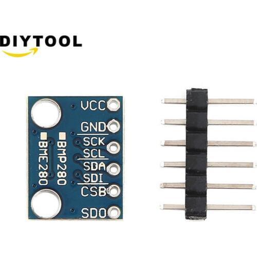 BMP280 Digital Barometric Pressure Sensor Board Module Swap I2C/SPI BMP280 BME280 3.3V Blue Ultra-low Power High Precision