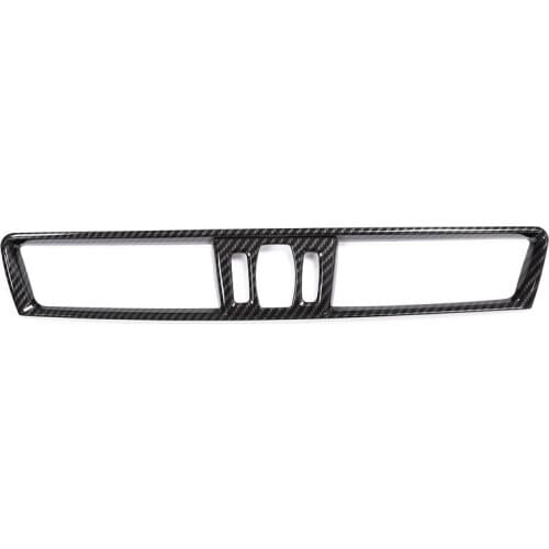 Carbon Fiber For Bmw X1 F48 2016-2018 Car Accessories Abs Plastic Chrome Console Air-Conditioning Vent Cover Trim For Bmw X2 F47