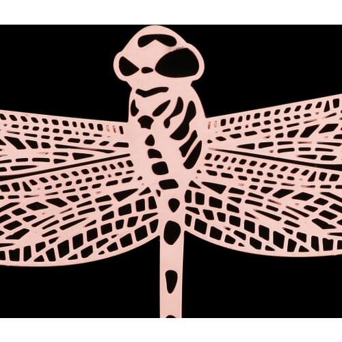 Stainless Steel Bookmarks Dragonfly Marking Label 8.5x7.5CM Home Adorn