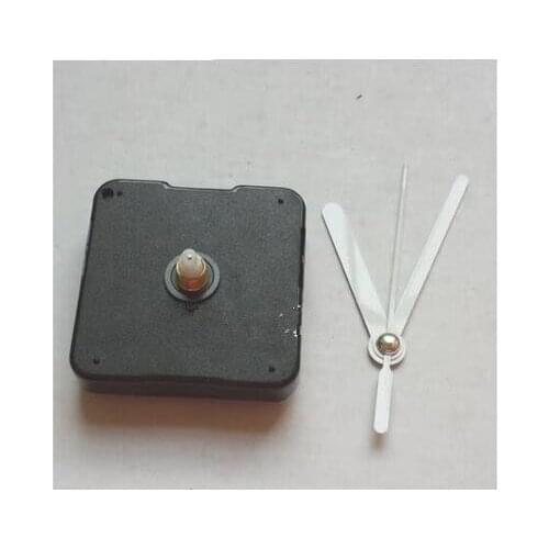 1 set DIY Household clock accessories short Quartz Clock Movement Kit Spindle Mechanism shaft with black small hands