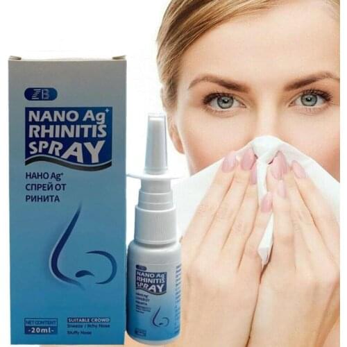20ML Newest Powerful Rhinitis Spray Chronic Sinusitis Allergic Rhinitis Sinusitis Treatment Medical Herb Spray Nose Heath Care