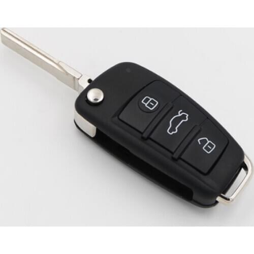3 Buttons Car Keyless Remote Key 315Mhz 434Mhz with ID48 Chip for Audi A3 S3 TT R8 Semi Intelligent Car Remote Key