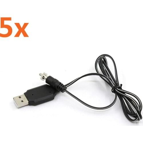 5pcs Model Fuel RC Car Charger Rechargeable Glow Plug Igniter USB Charging Cable Computer Charging R17 for RS Starscream