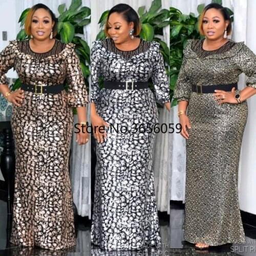 5XL 4XL Plus Size African Dresses For Women Party Dashiki Clothing Trumpet Mermaid Maxi Dress Robe Africa Dress Big Size 6XL