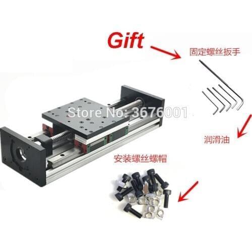 700mm Effective Travel Length 2010 Ballscrew Rail Linear Motion Guide Moving Module Table Slide CNC LGW