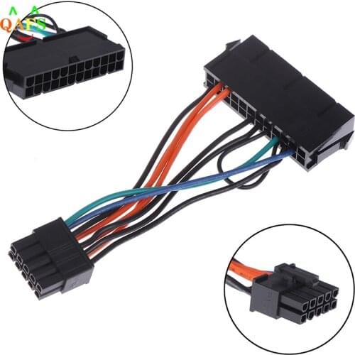 24-Pin Female To 10-Pin Male Adapter Power Supply Cable Cord For Lenovo 10PIN Motherboard 10cm