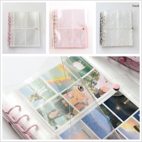 3 Inches Photo Album 200 Pockets Photocard Binder Card holder instax Album Photo Scrapbooking Albums Polaroid Film Collect Book