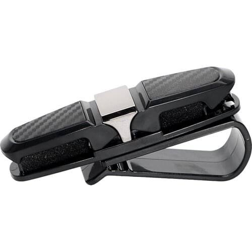 Car Glasses Cases Car Sun Visor Sunglasses Holder ABS Portable Fastener Cip Eyeglasses Clip Ticket Card Clamp Auto Accessories