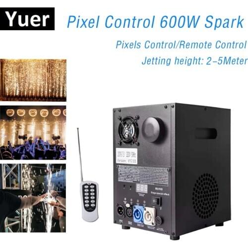 Free Shipping 1Pcs/lot 600W DMX / Pixel Control Cold Spark Fireworks Sparklers Machine Out/Indoor Wedding Celebration Party Dj