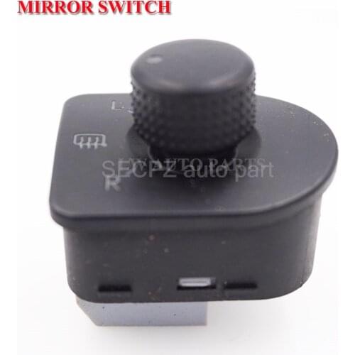 Free shipping! left side master door adjust knob side mirror switch for vw jetta golf 1j1 959 565a/1j1959565a