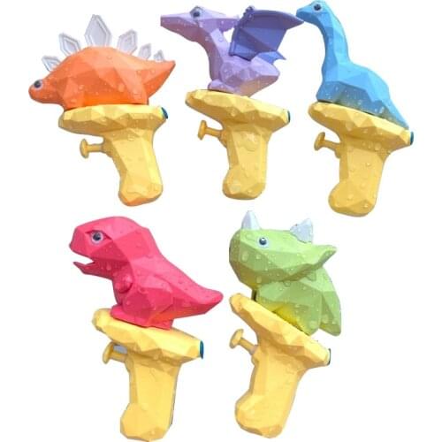 Childrens Water Gun Toy Cartoon Dinosaur Net Celebrity Playing in water Small Water Gun Baby Bathroom Bathing Outdoor Water Toy