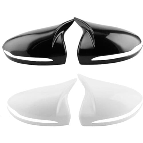 For Mercedes Benz B C Cl W205 W213 W253 ABS Side Rear View Mirror Cover Trim Horned Style