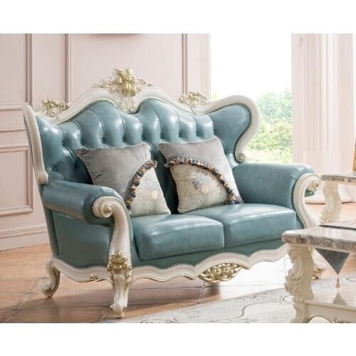 European living room sofa of modern sectional sofa of leather sofa and sofa chair from China manufacturer WA520