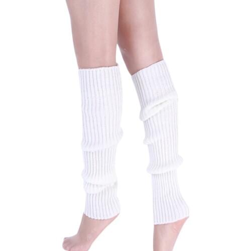 Leg Warmers Knitted Solid Women Boot Cuffs Warmer Sock Boots Women Knitted Gothic Leg Stockings Leg Warmers Punk Гетры Женские