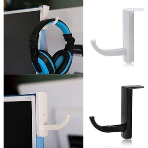 Home office headphone hook monitor headphone hook headset microphone stand display shelf bracket