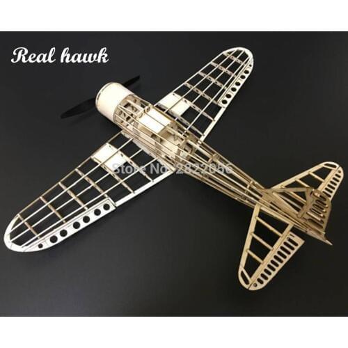 Mini RC Plane Laser Cut Balsa Wood Airplane Kit Zreo A6M Model Building Kit free shipping