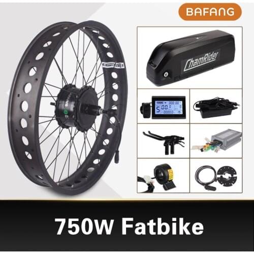 Bafang Snow Electric Bicycle Kit 48V 750W Fat Bike Kit RM G060 Electric Bike Conversion kit 4.0 Tire ebike kit Electric Wheel