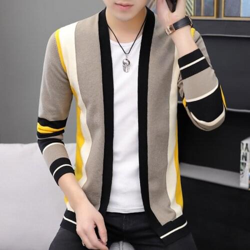 New Couple Knitted Jacket Spring Autumn Mens Fashion High-end Brand Slim Woolen Cardigan Ladies Knitted coat Sweater cardigans