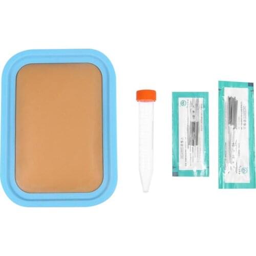 1 Set Silicone Suture Pad Chinese Medicine Practice Acupuncture Training Model