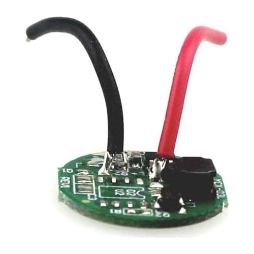 16.7mm x 5.6mm 1.5V-4.2V Circuit Board for 1x3W CREE LED Flashlight (5pcs/lot)