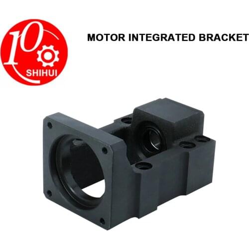 1pcs HM12-57 HM12-60 Ball Screw Bearing Cast Iron Bracket Fixed Seat NEMA23 / 24 Stepper Servo Motor Integrate Base For CNC Kit