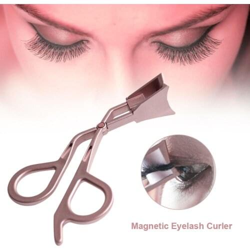 Quantum Magnetic Eyelash Curler Custom Magnetic False Eyelash Tweezers Clip False Eyelash Applicator Portable Makeup Tool