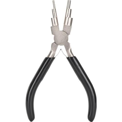Circlip Pliers 6-Section Round Nose Snap Ring Plier Hand-Made Home Repairing Tools For Hand-Made Metal Smelting Watch Repair
