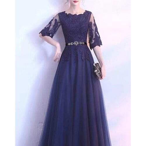 TOPQUEEN S424 Handmade Elastic Band Belt Royal Blue Crystal Belt Wedding Dress Sash Rhinestones Evening Gown Belts for Wedding