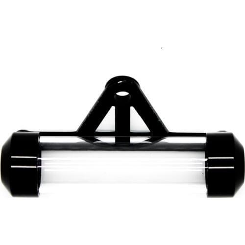 Universal Motorcycle Tube Tax Disc Cylindrical Holder Frame Real Waterproof