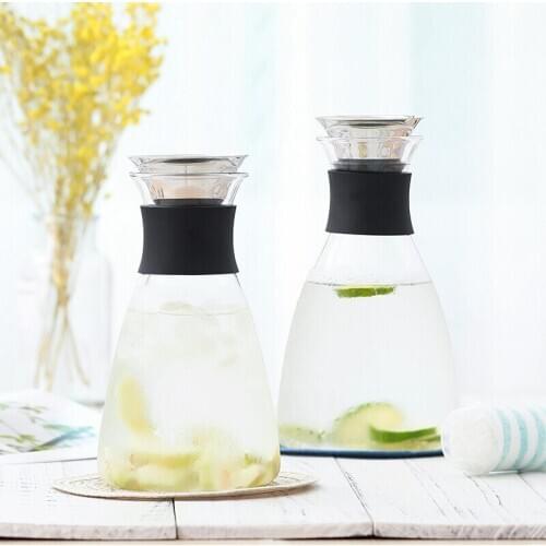 1L Denmark solo pot glass cold water pot fruit juice kettle Coffee Pots Water Bottles Water Pots & Kettles drink dispenser