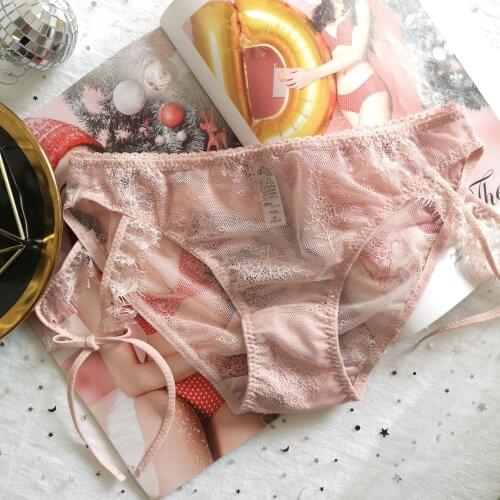 2021 New Womens Underwear Sexy Lace Panties Fashion Hollow Out Briefs Low Waist Seamless Comfort Underpants Female Lingerie