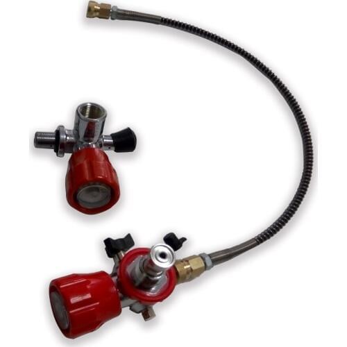 AC101 Acecare PCP Rifle Composite Air High Pressure PCP Valve Air Refilling 4500Psi HP Red Valve +Filling Station