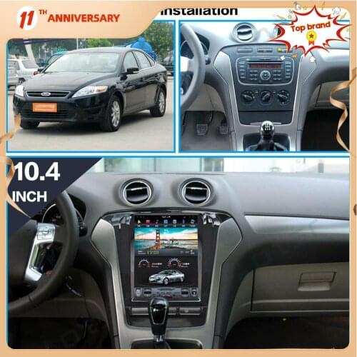 For Ford Mondeo MK4 2011+ Android 9.0 Car Multimedia Radio Player Touch Screen Tesla PX6 4G + 64GB GPS Navigation DSP + Carplay