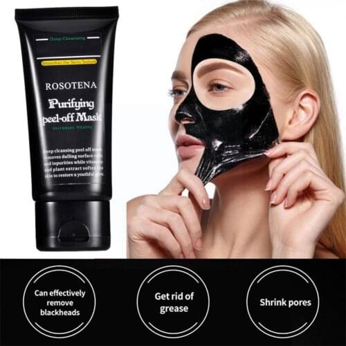 Bamboo Charcoal Blackhead Remover Face Mask Oil-Control Mask Nose Black Care Deep Dots Cosmetics Cleansing Skin Beauty Acne O1I5