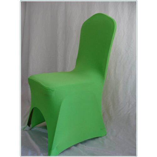Free Shipping 100pcs Premium green spandex chair cover cases for chairs